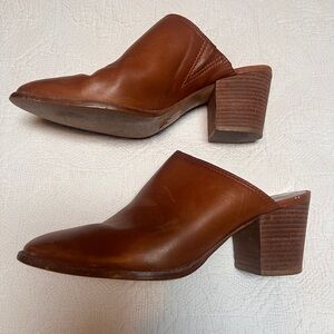 Madewell leather slides. Size 7.5.